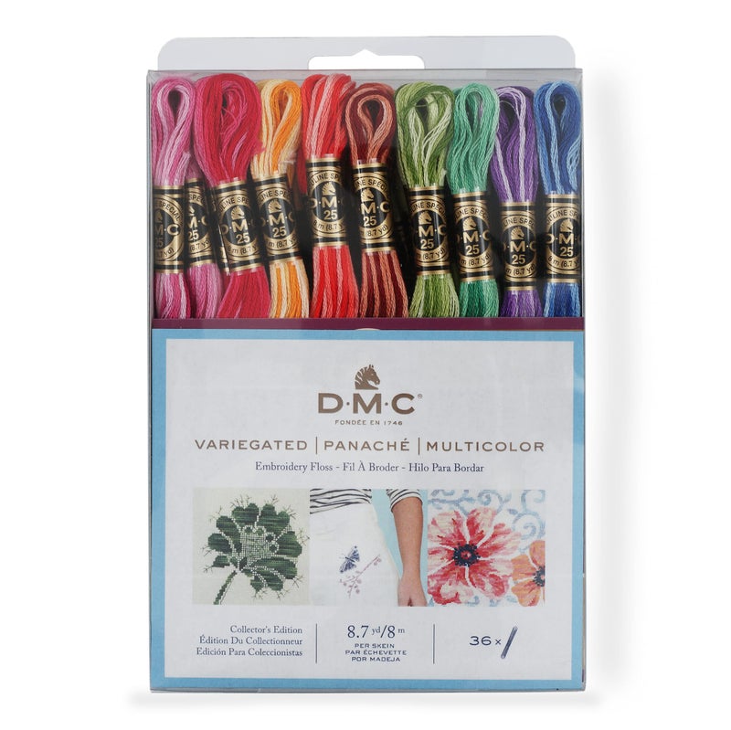 DMC Embroidery Floss Pack - Variegated - 8.7 Yards - 36 skeins - Image 1